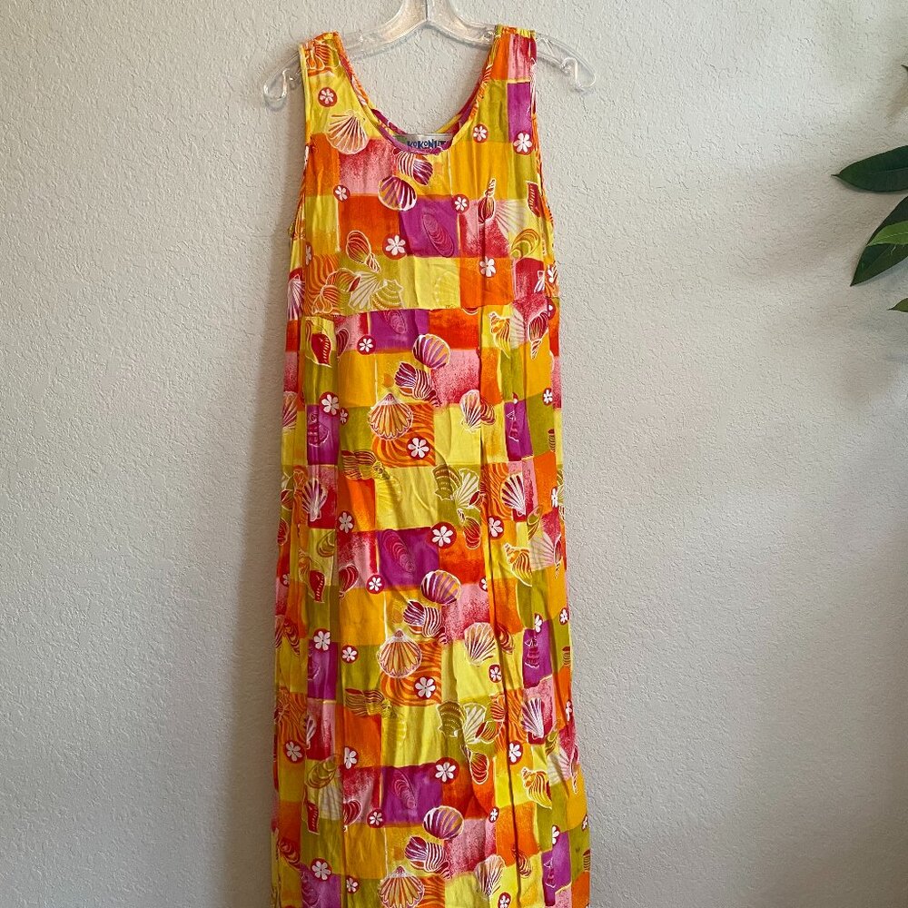 VTG Beachy 90s Maxi Dress